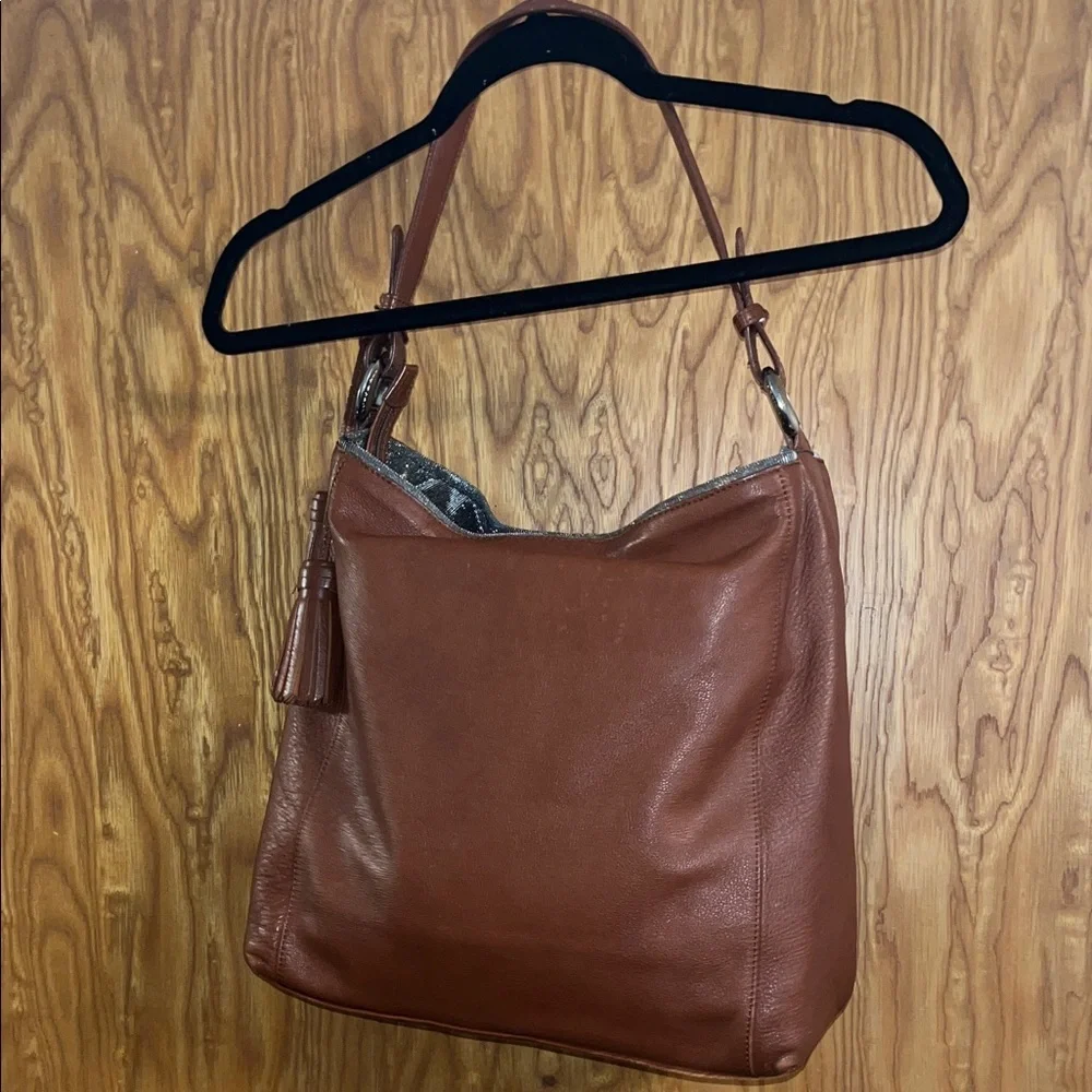 TOSCA BLU Tan Leather Tote